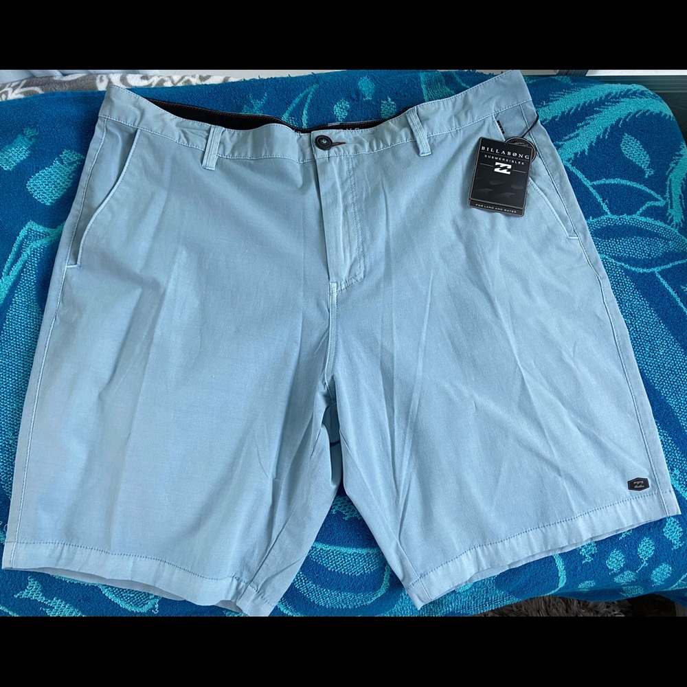 Billabong Submersibles New Order shorts.  Coastal blue, size 38. New with tags.